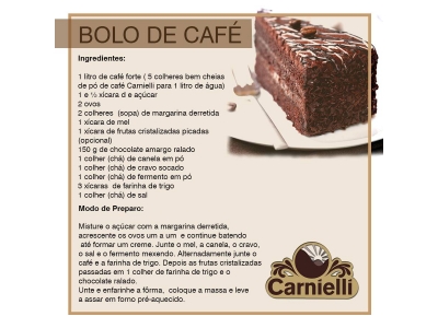 BOLO DE CAFÉ